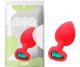 Love Red Diamond Plug Large  Green