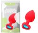 Love Red Diamond Plug Large  Blue 