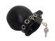 Rubber Lockable Cock And Ball Prison