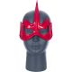 * Fantasy Unicorn Red Leather Mask