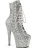 ADORE-1020GWR Pleaser Silver Glitter/Silver Glitter Kinky Boots UK 06