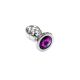 Butt Plug -A- Stainless Steel Threaded Anal Butt Plug Small PINK
