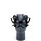 * Black Wave Leather Mask 