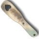 Metallic Slipper Paddle with Heart Gold/Black