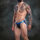 DESIRE JOCKSTRAP BLUE LEATHERETTE - RENAISSANCE 