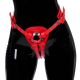 De Luxe Dildo Red Harness