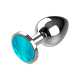 Coquette A Butt Plug Metal Blue SMALL