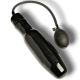 Dildo - Inflatable Black Truncheon Dildo Solid