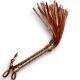 Metallic Leather Flogger Small