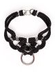FOA MEGAMI CHOKER BLACK FITTING SILVER S/M
