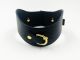 Curved Collar with D-Ring-Unlined (Raw)