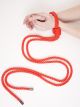 FOA Self-Tie Cuff Set Red