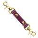 Short Fixation Strap - 20MM - Unlined  Burgundy 