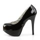 TEEZE-06W Court Shoe w/ Wide Fit Black