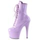 ADORE-1020 Lace-up Platform Ankle Boots Lavender 