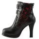 Crypto-51Black-Red Vegan Leather 