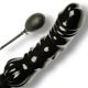 Dildo - XXLarge Inflatable Black Solid Dildo
