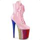Flamingo-1020HG  Rainbow Glitter- Baby Pink Size UK06