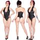 Leather Corset Halter Top